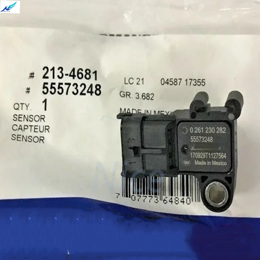 Фото 2 шт. G-M 55573248 Датчик абсолютного давления во впускном коллекторе / Датчик давления воздуха наддувочного компрессора №1