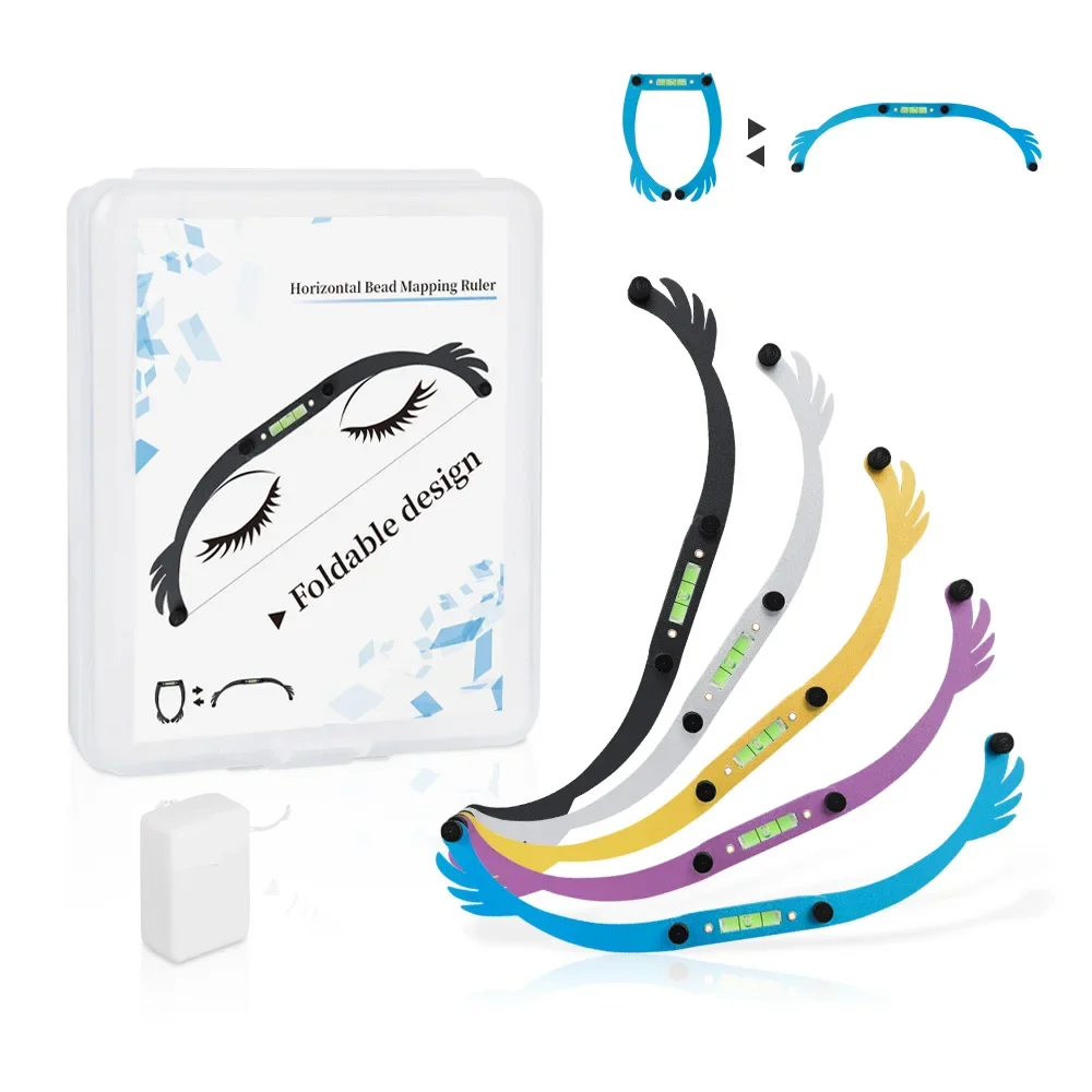 Линейка для нанесения макияжа с луком и стрелкой микроблейдинг измерительная