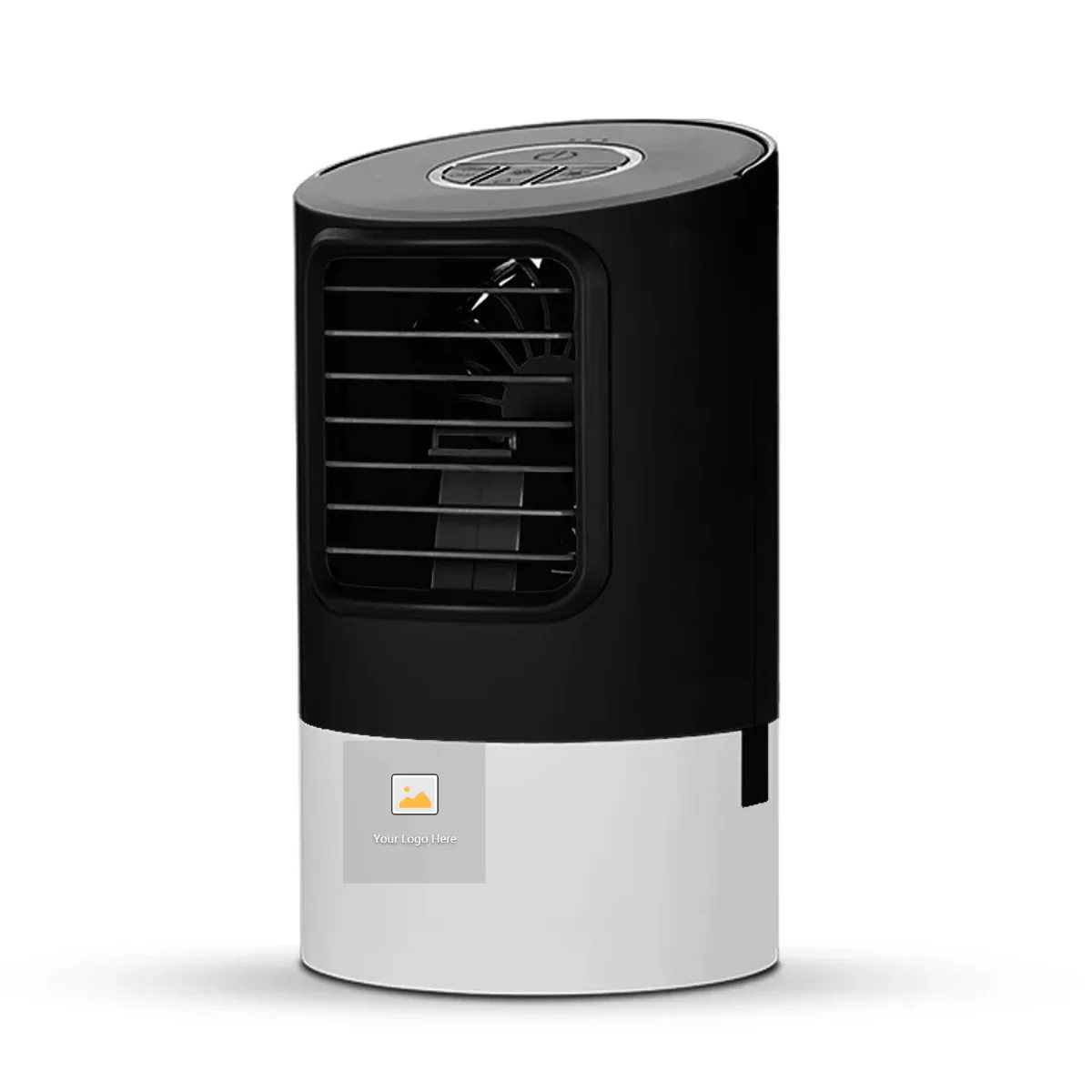 

Personal Space Air Cooler Portable Mini Air Conditioner Fan Electric White Room 18 ABS Household Fan Cooling 24v 18w 0.89kg
