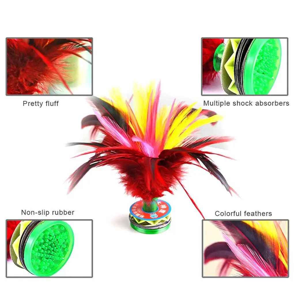 

2pcs Chinese Shuttlecock Adults Children Kicking Shuttlecocks Toys