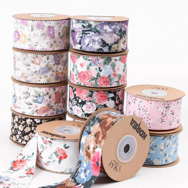 

9 Yards 38mm Double Sided lace Flower Edge Ribbon DIY Handmade Materials For Headwear Hair Bows Clothing Shoes Hats Home Crafts