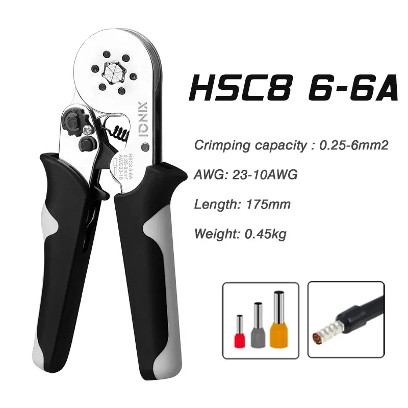 Плоскогубцы для трубчатых клемм YQXINQIDZ HSC8