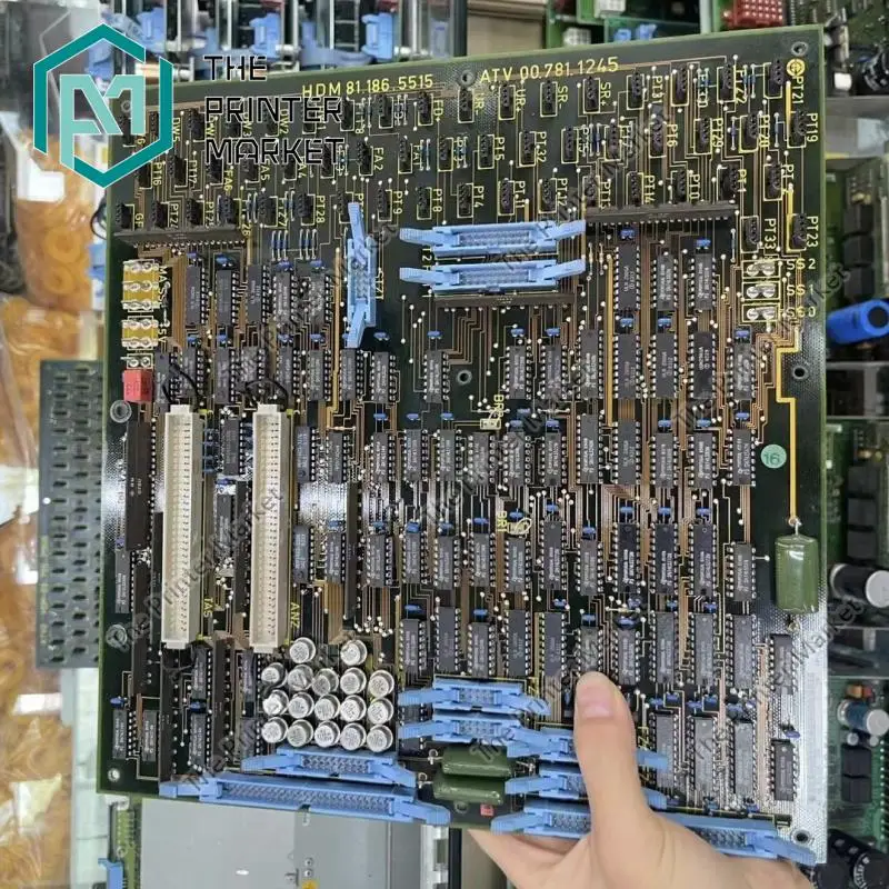 

81.186.5515 Distributor ATV 00.781.1245 Printed Circuit Board ATV For Heidelberg Printing Machine Original Used