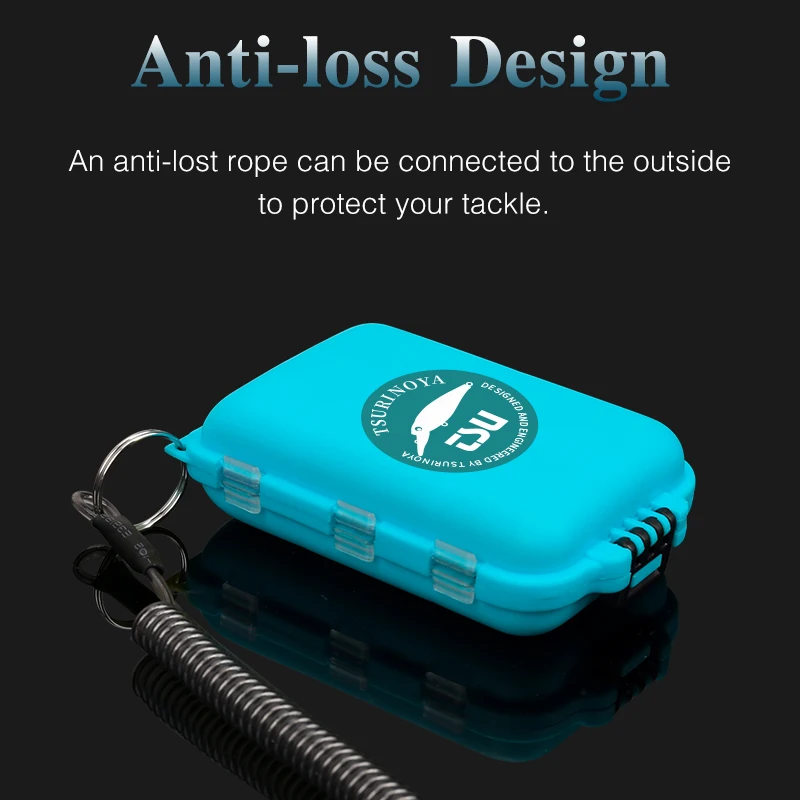 TSURINOYA 10-слоцевый мини-кейс для хранения коробка летающих рыболовных снастей