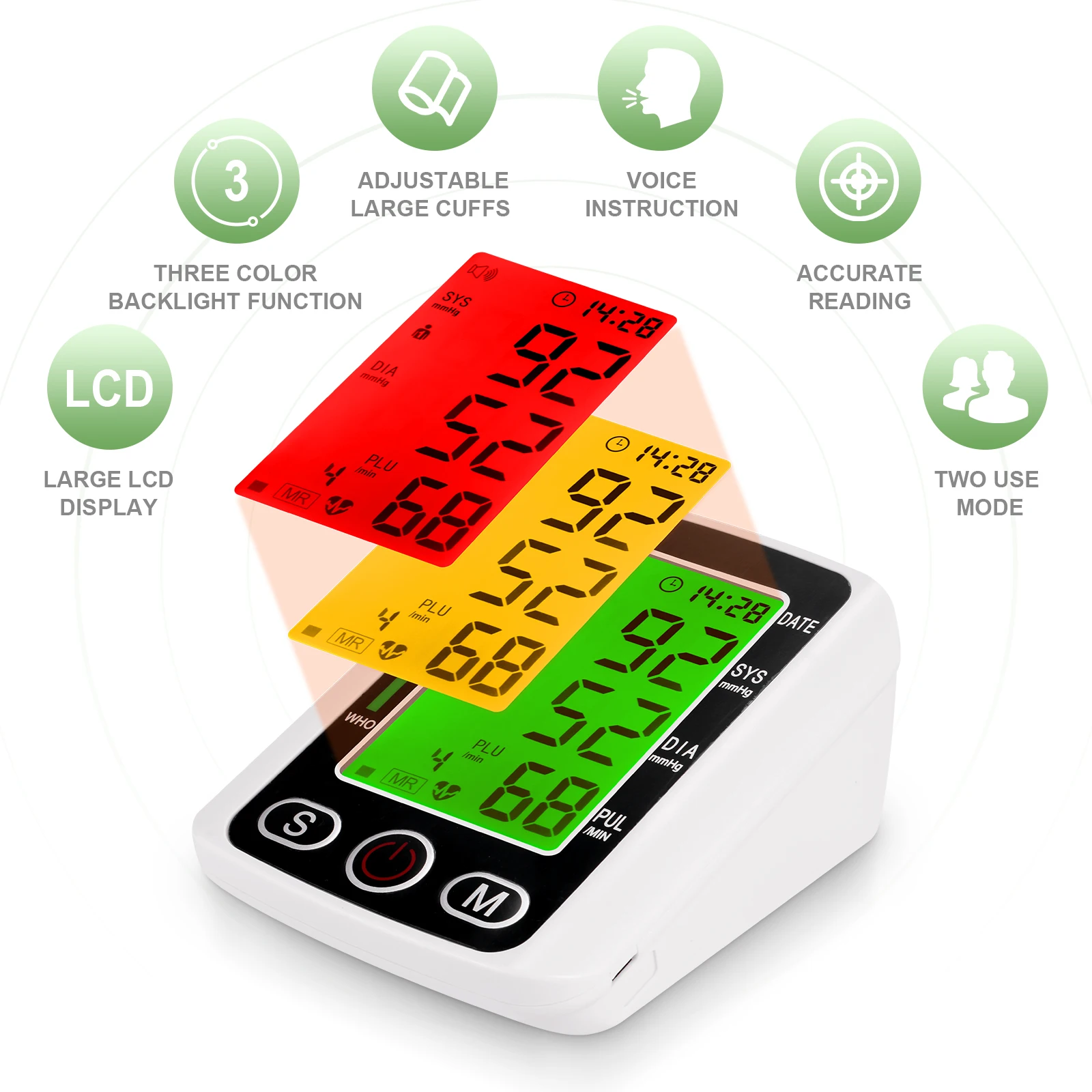 Автоматический цифровой телефон сфигмоманометр тонометр тенсиометр пульсометр