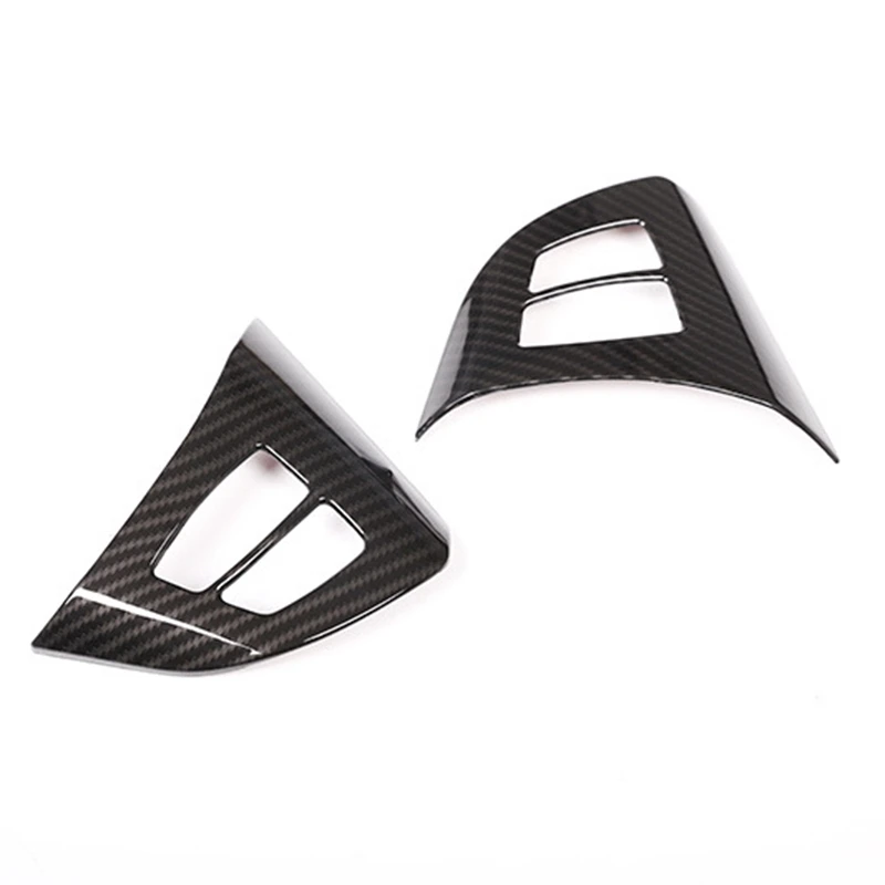 Панель переключателя рулевого колеса в стиле автомобиля из углеродного волокна