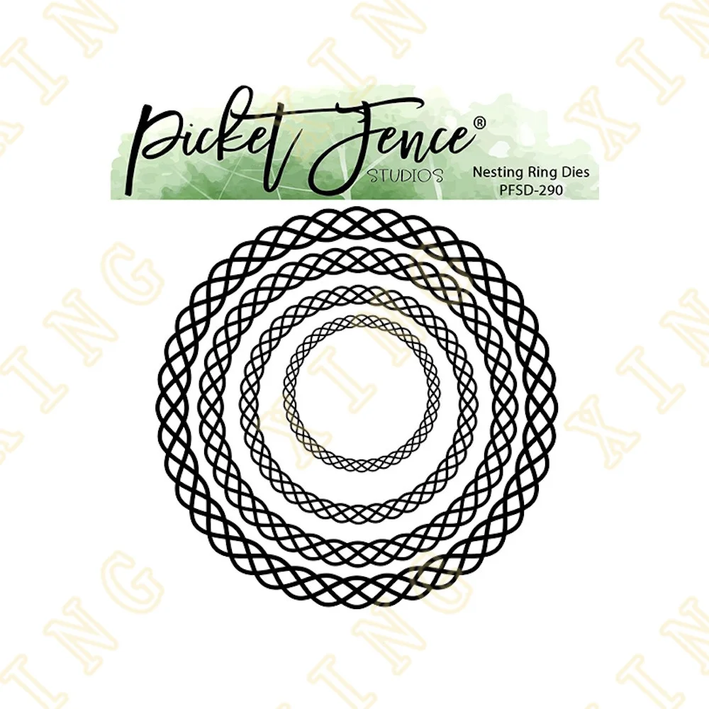 

Metal Craft Cutting Dies Diy Scrapbook Paper Diary Decoration Card Handmade Embossing 2023 New Product Nesting Ring Dies
