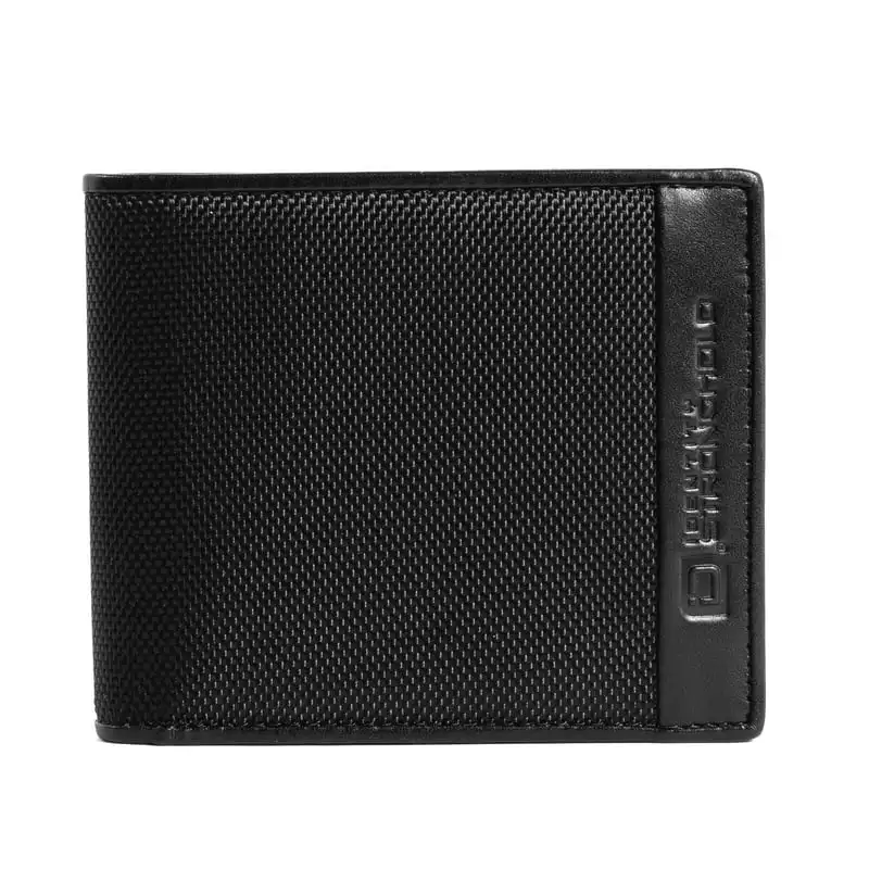 

RFID Wallet Slim 7 Slot Bifold With ID by Identity Stronghold - RFID Blocking Wallets for Men - Black