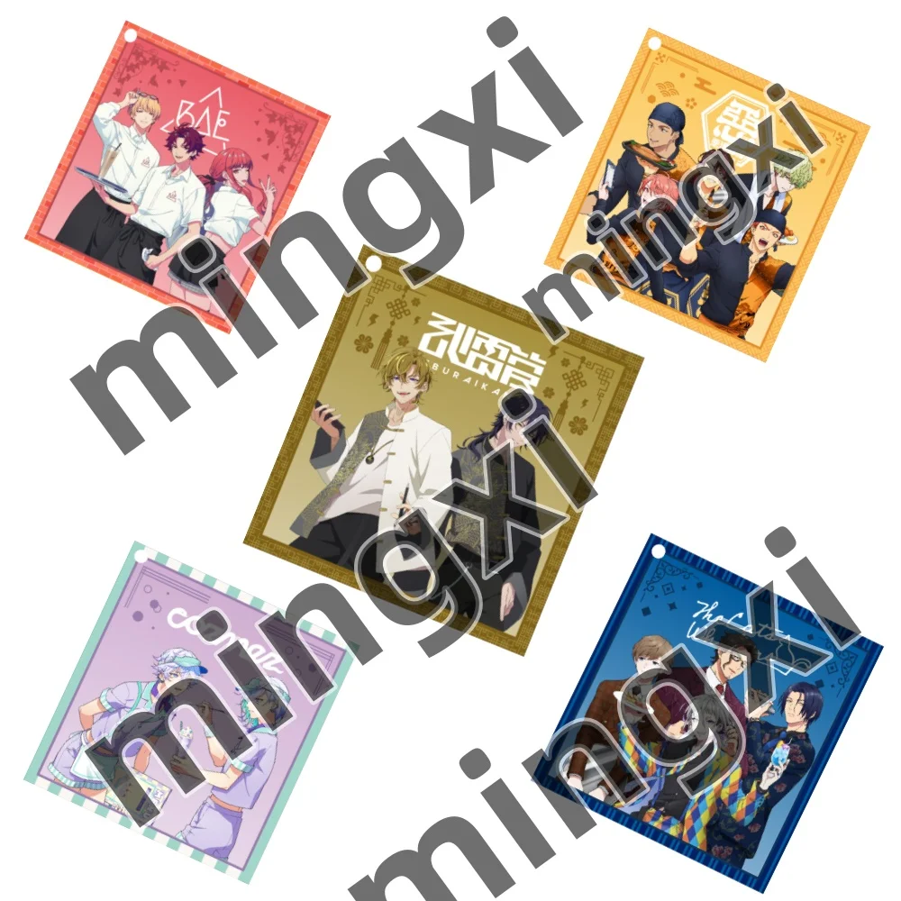 Брелок для ключей аниме 5 шт