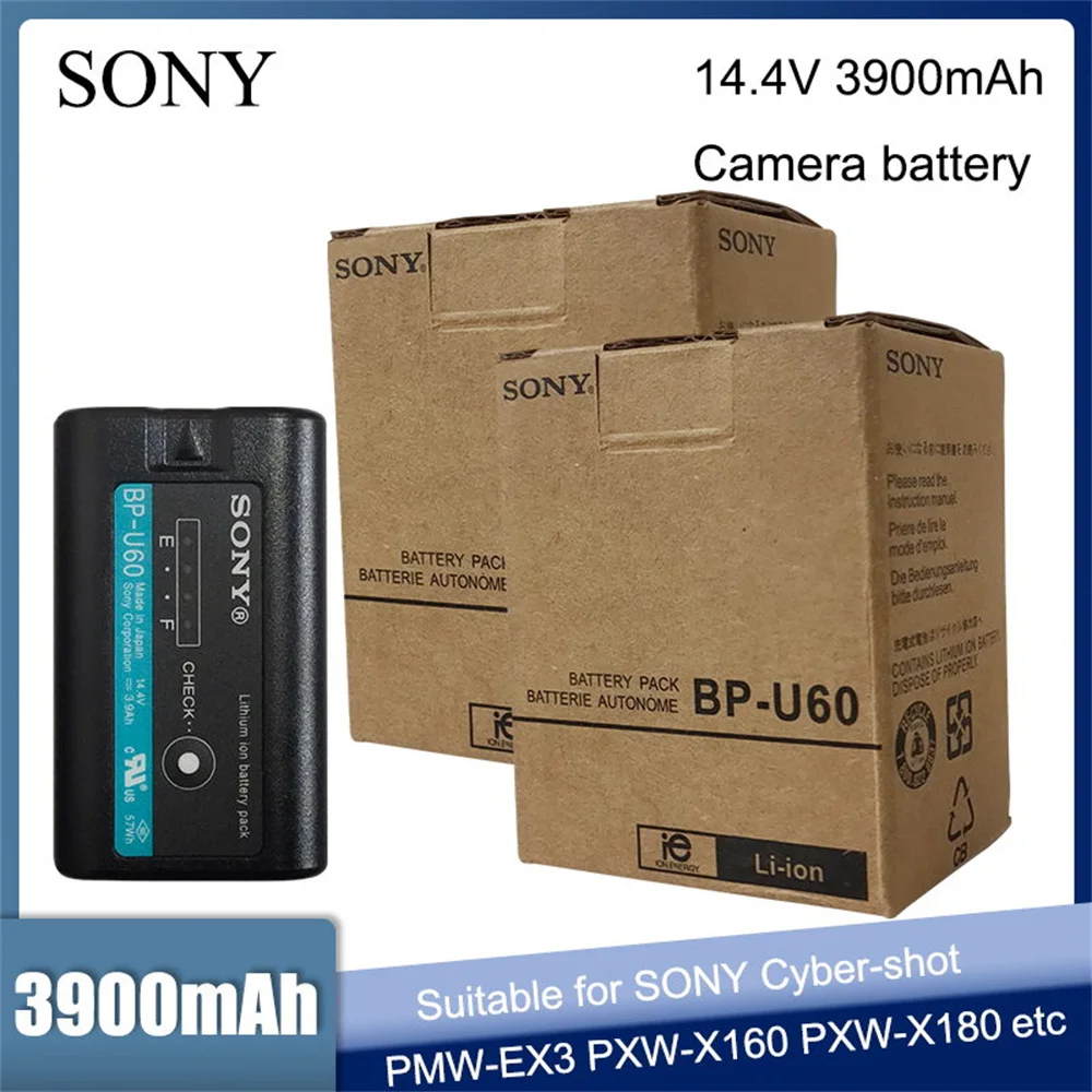 

BP-U60 3900mAh Battery BP U60 BPU60 For Sony BP-U90 BP-U30 PMW-100 PMW-150 PMW-160 PMW-200 PMW-300