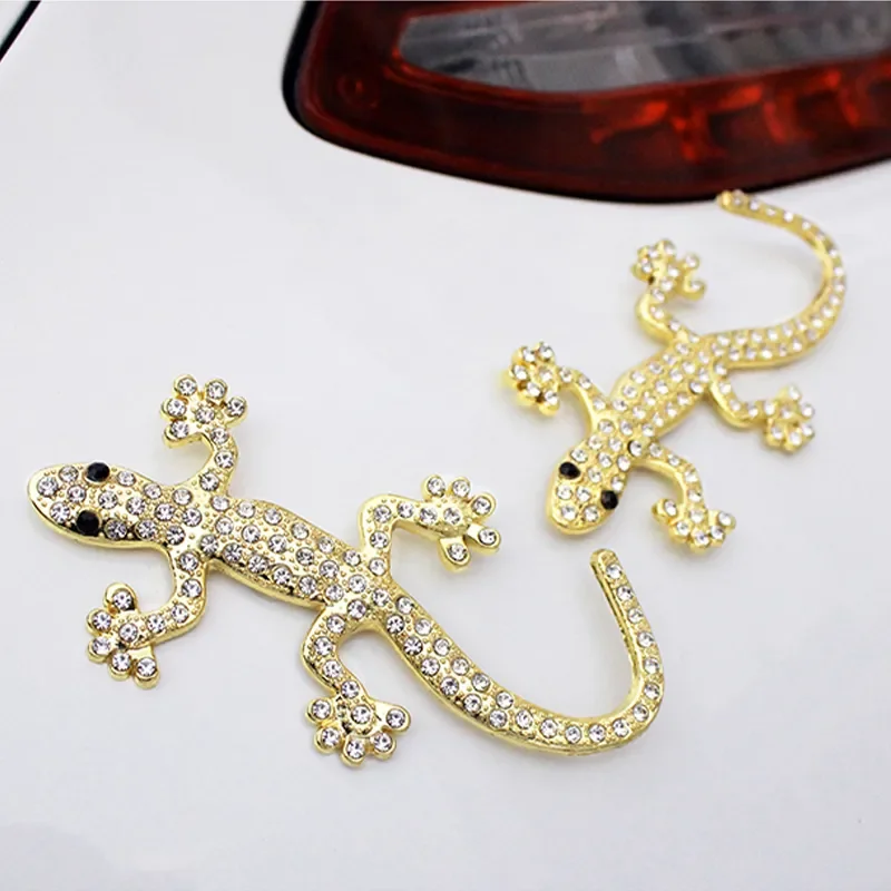 

Mosaic Lmitation Lizard Gecko Car Sticker Decoration Badge Emblem Car-Styling Creative Auto Sticker Accessories