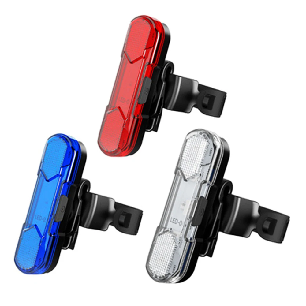 

360-degree rotation USB rechargeable waterproof mountain bike tail light bicycle safety warning light riding accessories