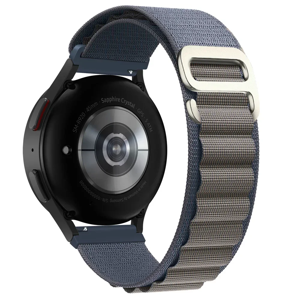 Фото Ремешок Alpine Loop 22 мм 20 мм для Samsung Galaxy Watch 7/6/5/4/3, нейлоновый ремешок для Huawei Watch 5/GT6/GT5/GT4 3 Pro/Amazfit GTR 4/GTS №2