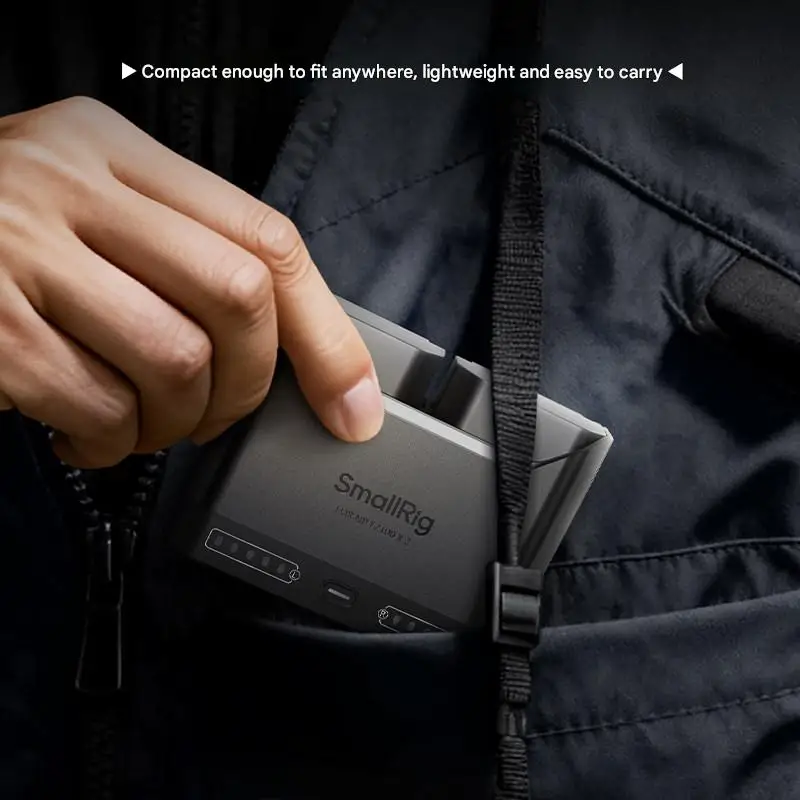 Фото Зарядное устройство Smallrig 22W с двумя слотами для аккумуляторов камер, совместимое с Sony/Canon/Nikon/Panasonic NP FZ 100 FW50 LP E6NH EN-EL15c, портативное №4
