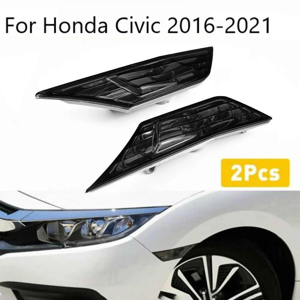 

2 шт., светодиодсветодиодный поворотники для Honda Civic 2016-2021