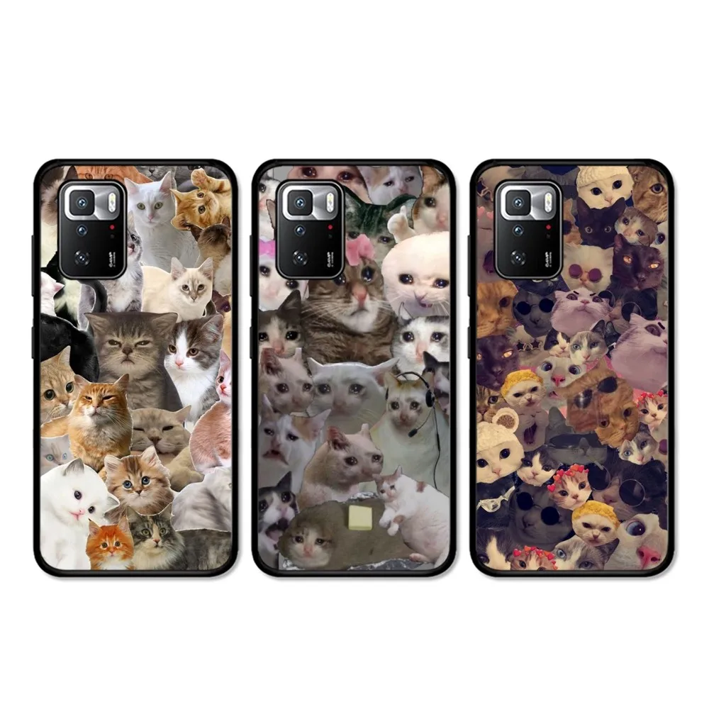 

Crying Cat Memes Phone Case For Redmi 5 6 7 8 9 10 plus pro 6 7 8 9 A GO K20 K30 K40 pro plus F3 Fundas