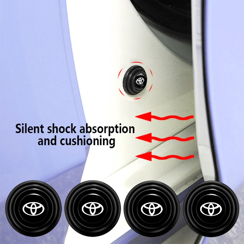 

Car Door Shock-absorbing Anti-Noise Buffer Gasket Closing Door Protector Pad for Toyota Chr Century Auris FCV Mirai Premio Yaris