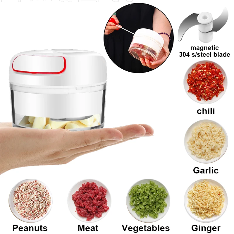 

Multi-Function Garlic Grinding Chopper Manual Garlic Press Food Vegetables Cutter Meat Grinders Kitchen Gadgets Pepper Corn