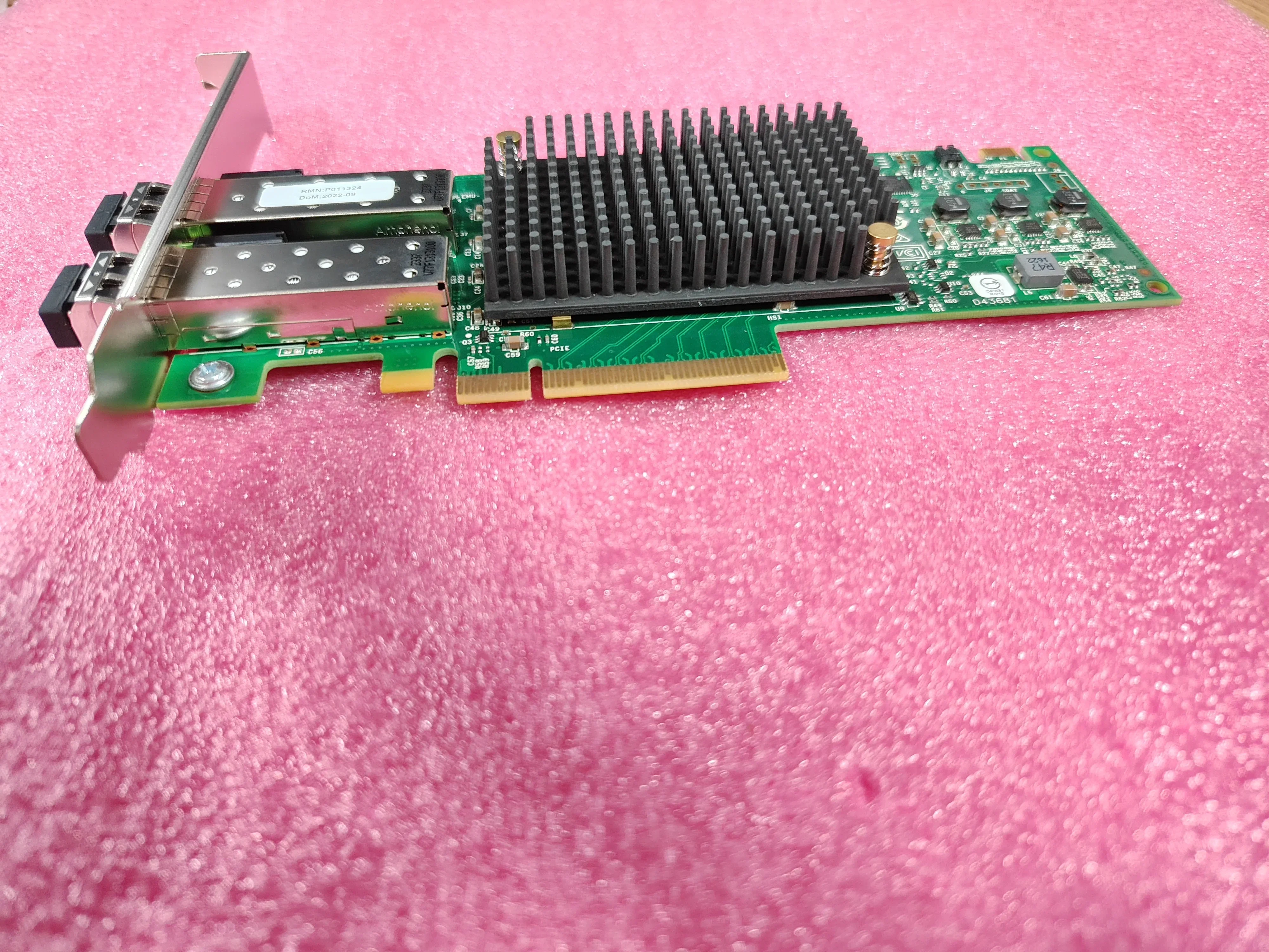 Фото Новая оптоволоконная карта EMULEX HBA 32 ГБ, 32 ГБ, двухпортовый LPE32002-M2, 2-портовый, 32 ГБ, оптоволоконный канальный ленточный модуль HBA №1