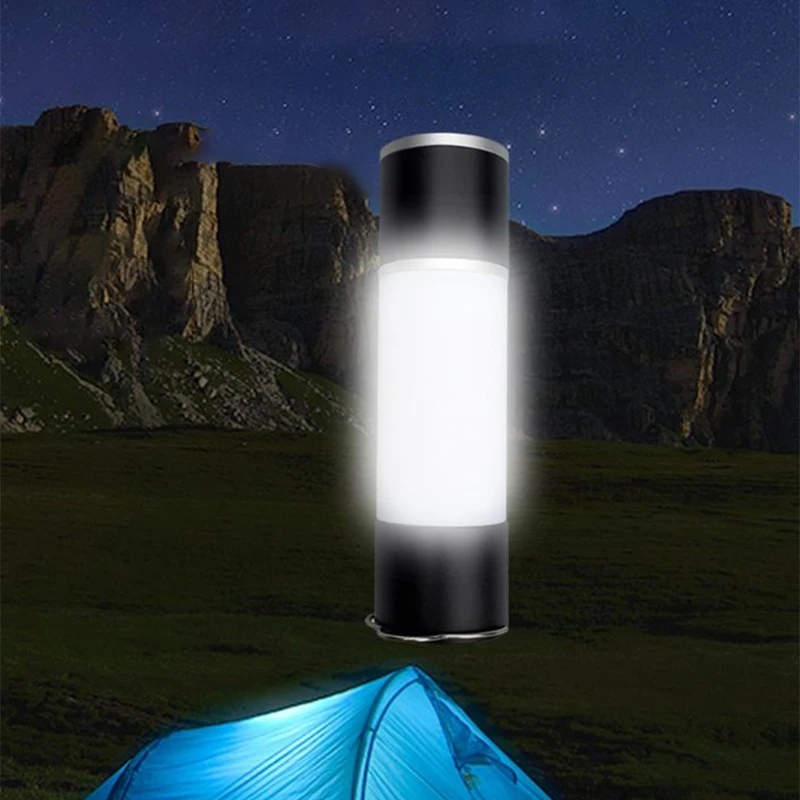 

Camping Flashlight LED Aluminum Retractable Flashlight With Multifunctional Rechargeable Retractable Flashlight Desk Lamp
