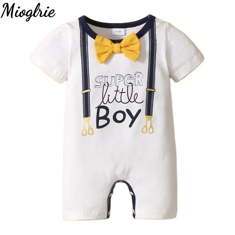 

Short Sleeve Newborn Clothing Summer Boy Baby Jumpsuit Print Baby Boy Romper for New Born 0 3 Baby Clothes for Boys