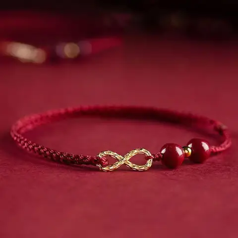 Красный бисерный браслет KAIGOTOQIGO