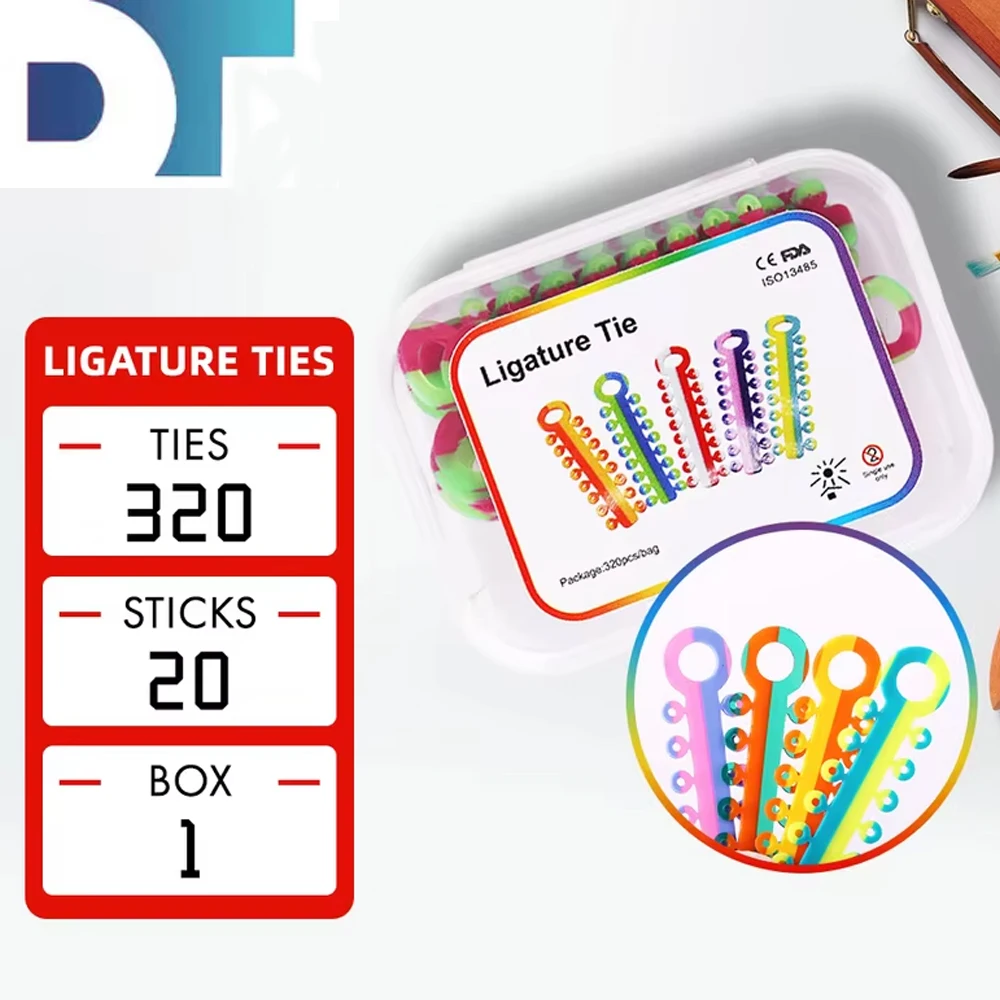 Ортодонтические эластичные резиновые стяжки для лигатурных скоб