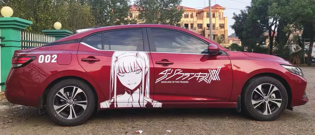 

DARLING in the FRANXX ZERO TWO Anime Girl Car Decal Vinyl Sticker fit any car
