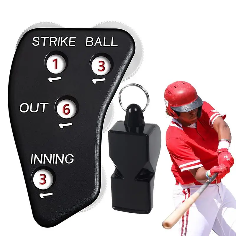 

Umpire Indicator Gear Baseball Game Counter Clicker Non-Slip Gear Design Outdoor Sports Accessory For Showing Balls Outs