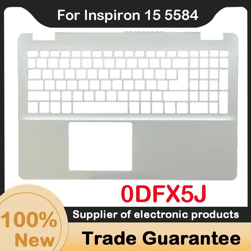 Новый верхний чехол для ноутбука Dell Inspiron 15 5000 5584 упора рук серебристый 0227VH 0DFX5J