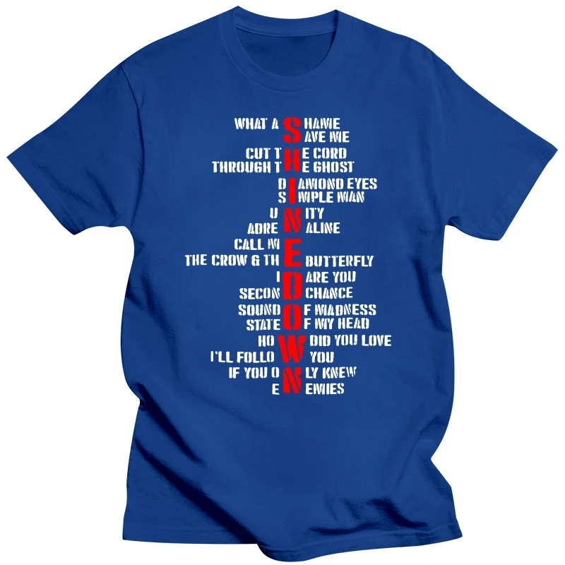 2020 модная мужская футболка Shinedown с надписью Save Me