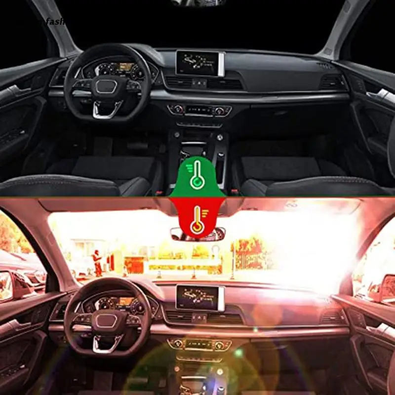 

517B Car Ice Snow Frost Sun Shade Windshield -Parasol Umbrella Blocks Visor Protector