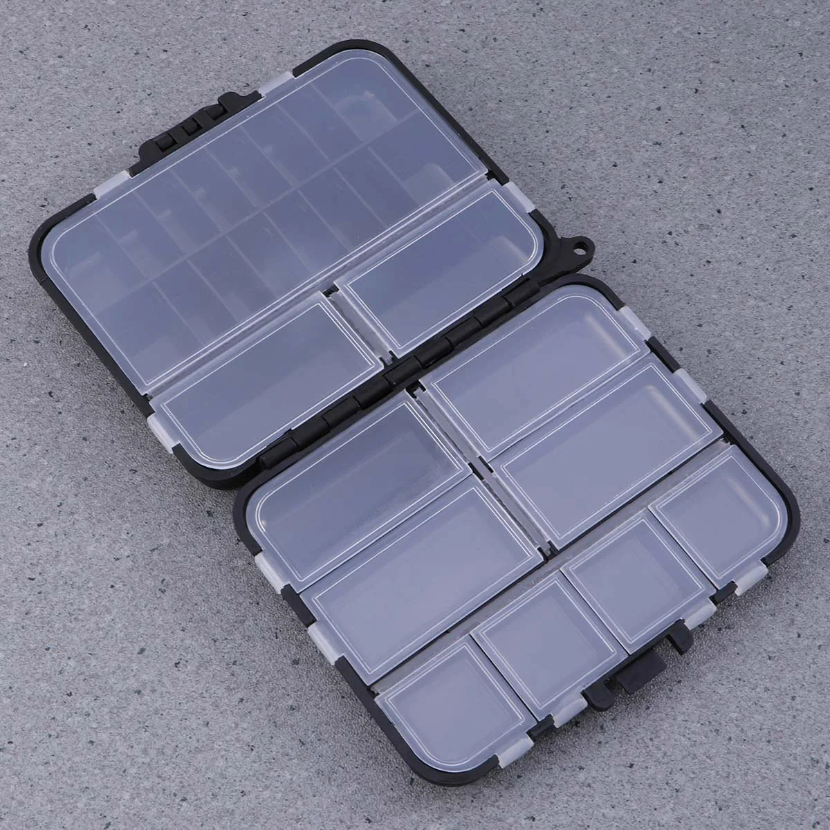 

Multifunctional Tackle Box Men Professional Equipment Tool Organizer (Black)