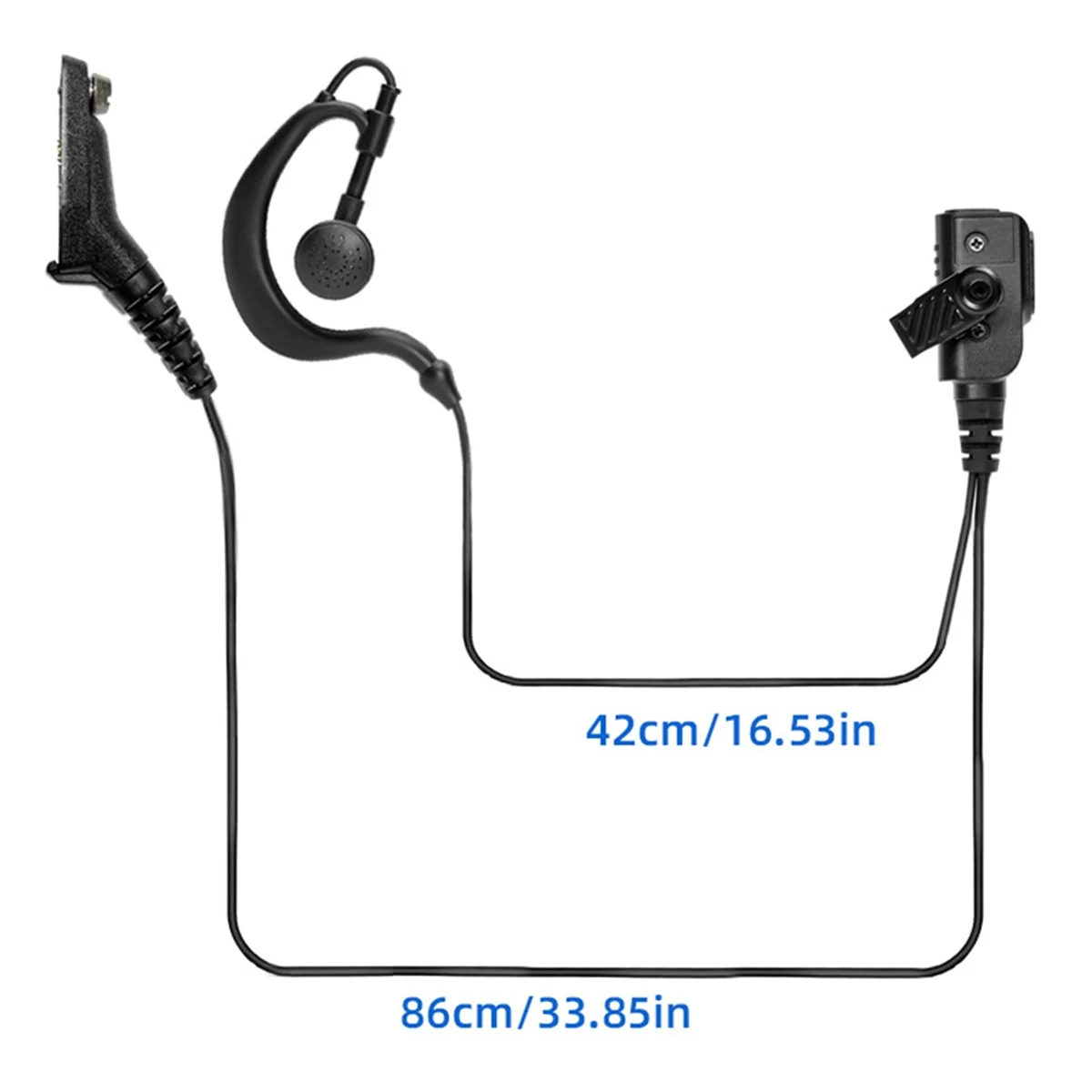 Наушники Ptt с микрофоном для Motorola Xir P8268 P8668I P8608 P8660 GP328D + GP338 Наушники-рации