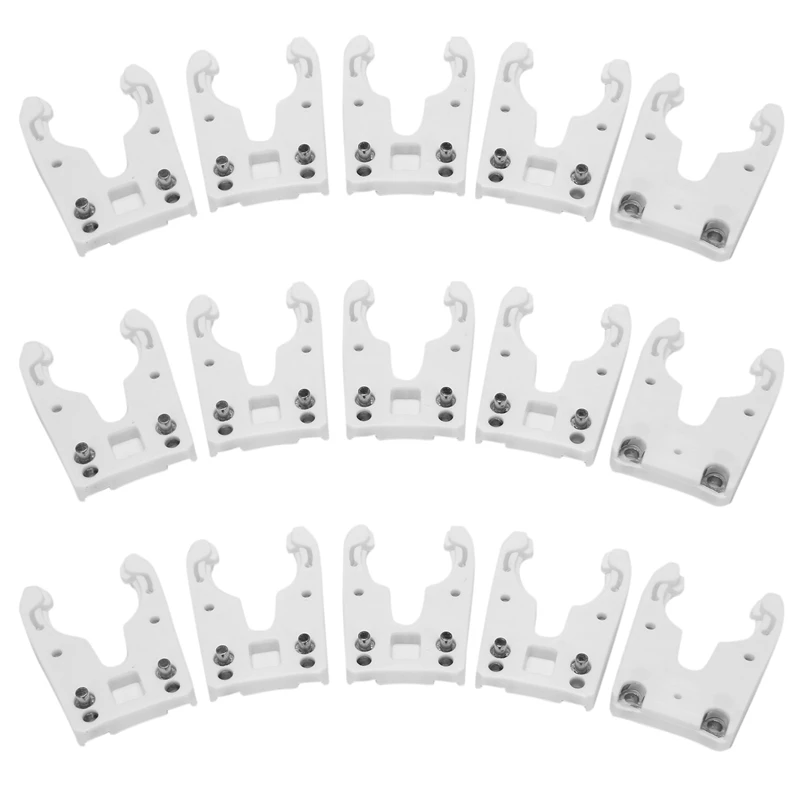 

15PCS/Lot ISO30 Tool Holder Clamp Iron+ABS Flame Proof Rubber Claw