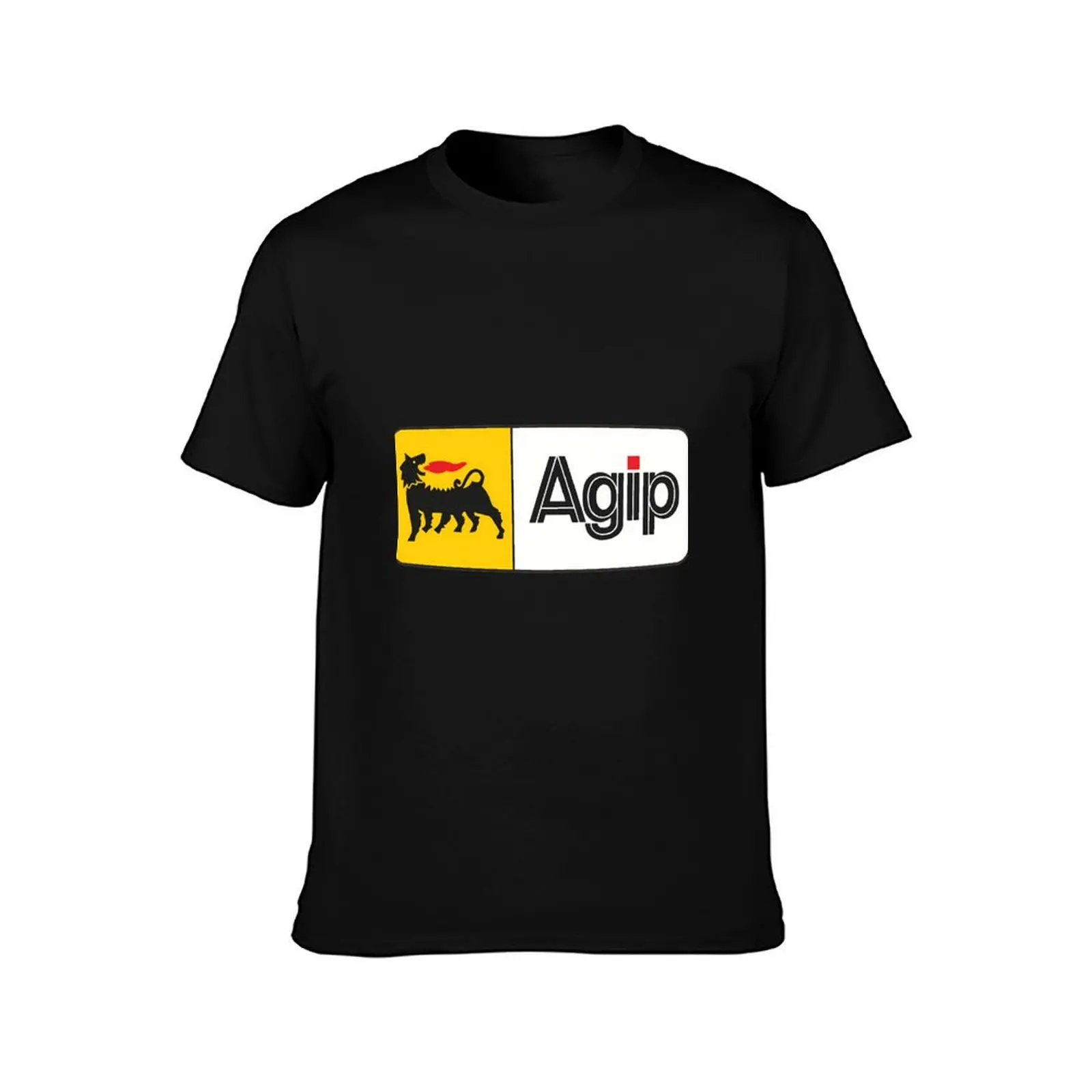 Фото Футболка с логотипом Agip, простая, модная, повседневная футболка №2