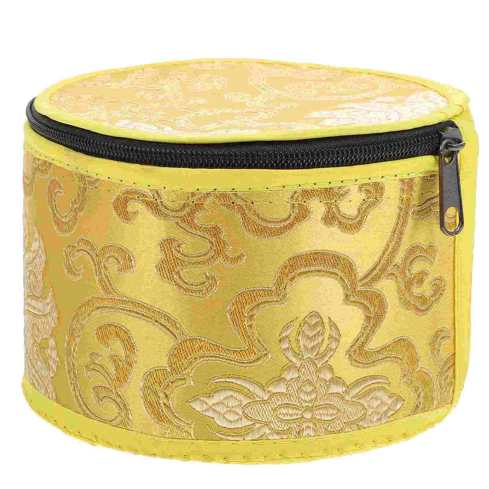

Bowl Singing Bag Case Storage Sound Holder Pouch Nepal Zen Protector Travel Song Carrying Striker Meditation Buddhist