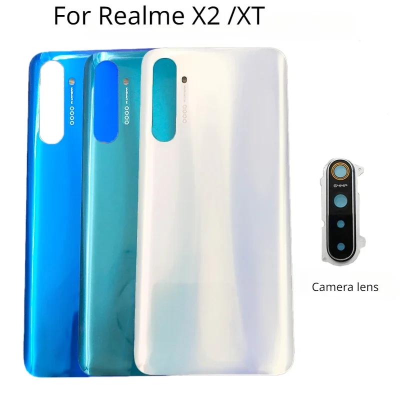Заднее стекло для Realme X2 XT RMX1991 1992 1993 RMX1921 задняя крышка батарейного отсека быстрая