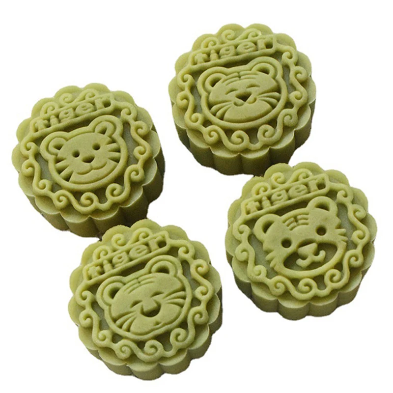 

Cute Tiger Shape Plastic Mooncake Molds Mooncake Mould DIY Baking Accessories