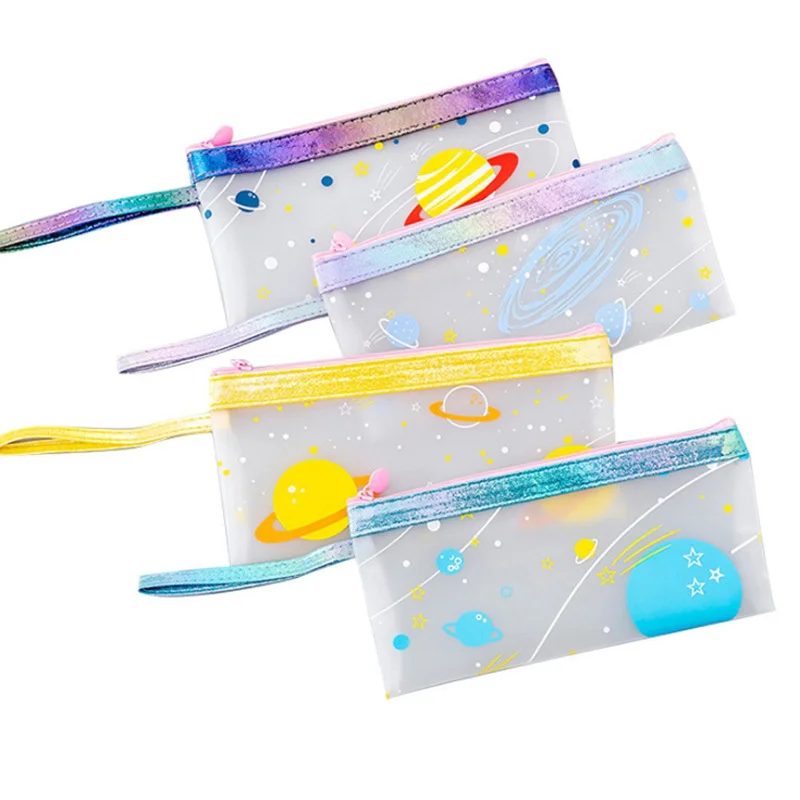 

Portable Planet Pencil Bag Student Handheld Pen Case Waterproof File Bag Organizer and Stationery Storage School Supplies