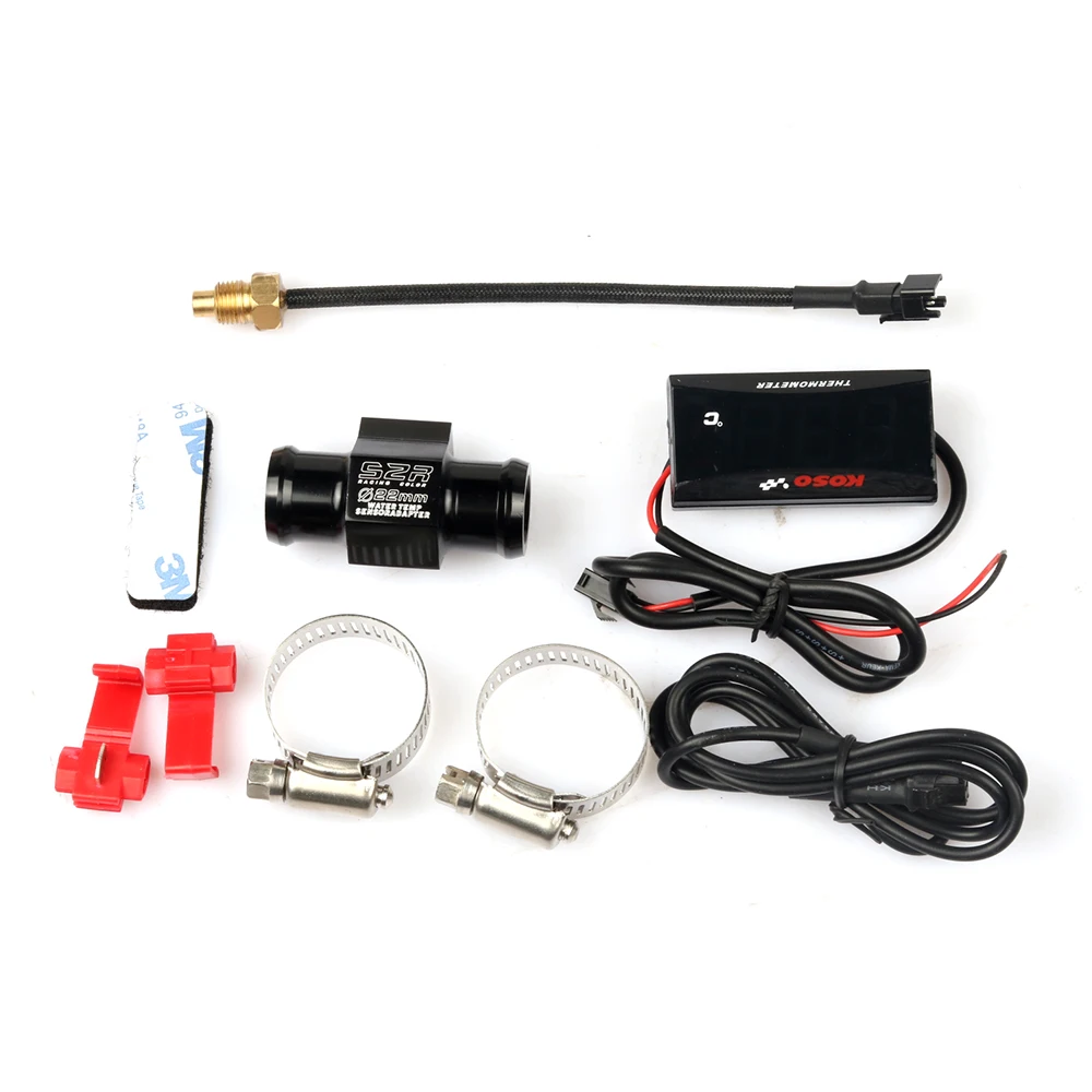 Датчик температуры воды для мотоцикла универсальный адаптер датчика с цифровым