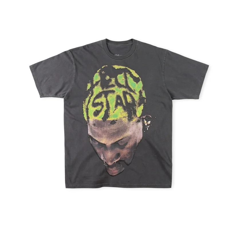 

High Street Fashion Hellstar Short Sleeve Season 6 T-shirt Studios Rodman Green Tee Men And Women Top