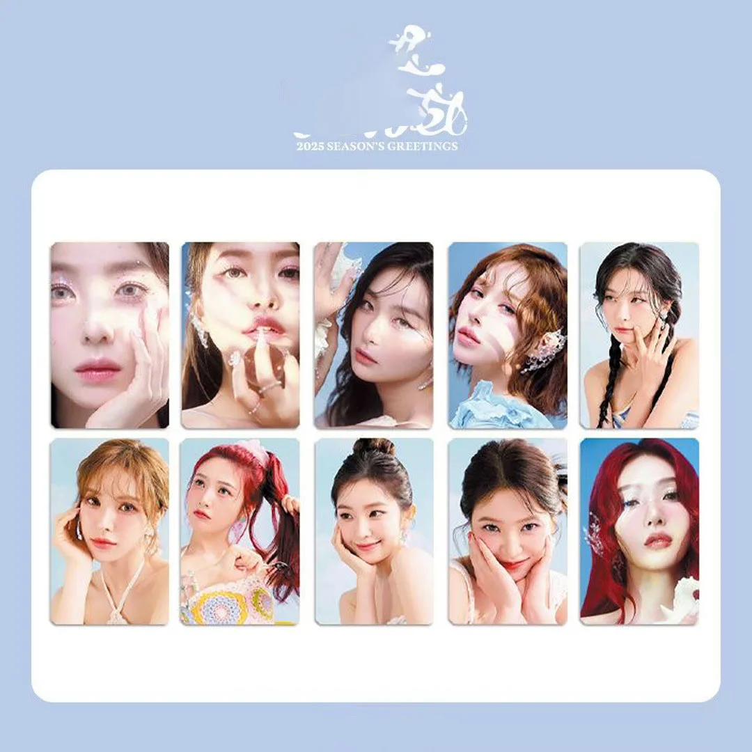 Kpop 5 шт. Irene Kang Seul Gi Joy Yeri 2025 СЕЗОННЫЕ РЫЛЕНИЯ Картка BEHIND Коллекция фанатов Seung-Wan
