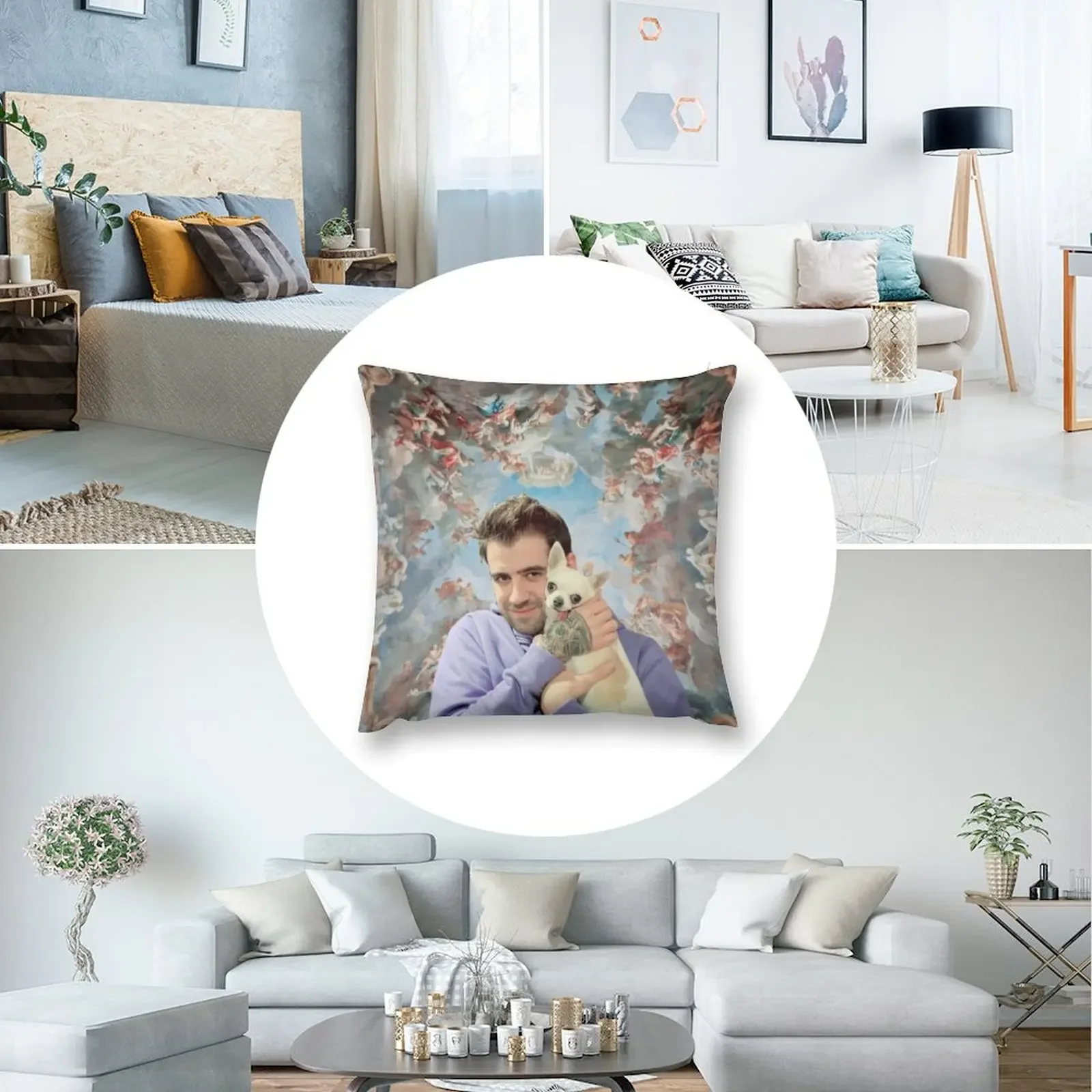 Декоративная подушка Auronplay наволочка осенняя чехол для подушки