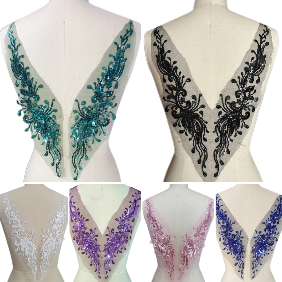 1 пара блесток пришивные 3D кружевные стразы африканские нигерийские нашивки для