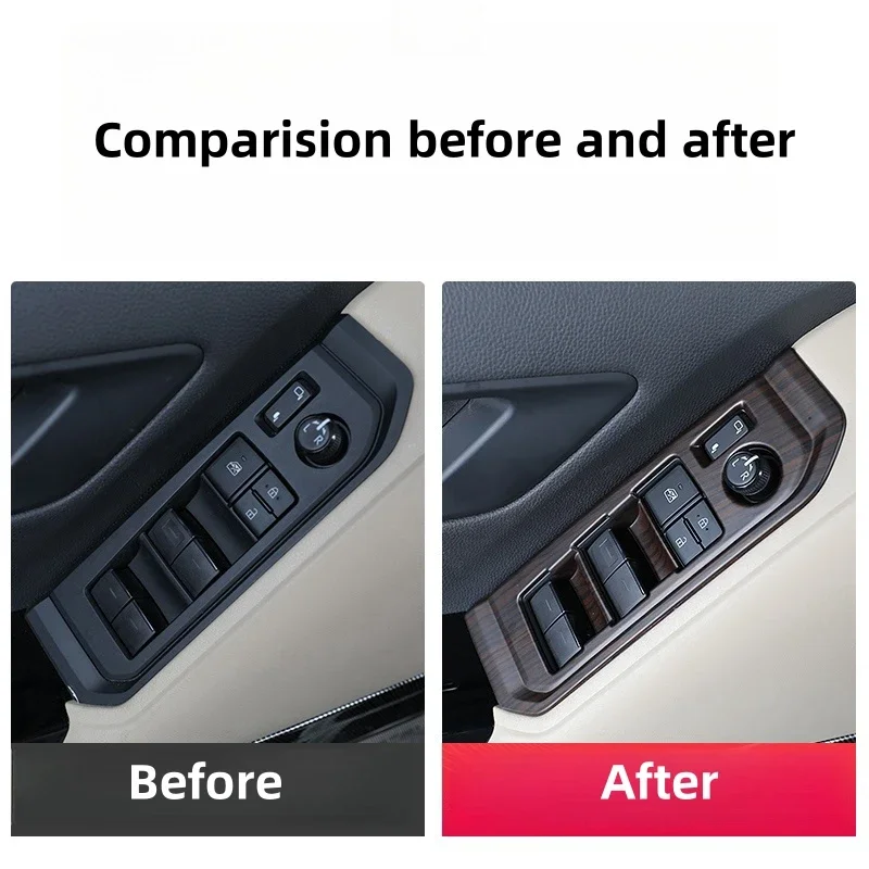 Для Land Cruiser LC300 2022 2023 отделка из персикового дерева внутренняя накладка на