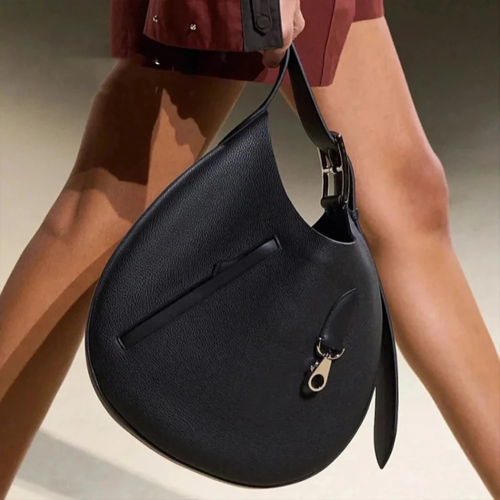Brands Soft Women Shoulder Bags Luxury Designer Saddle Bag PU Handbags Crossbody Bags for Women 2023 Shopper Purses Armpit Bag