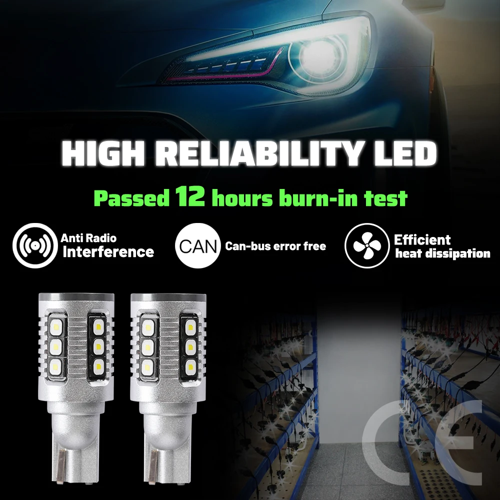 Подходит для Opel Astra J K 2011-2021 Corsa F 2019-2021 Insignia A B Meriva Mokka X Agila Ampera W16W T15 Светодиодный