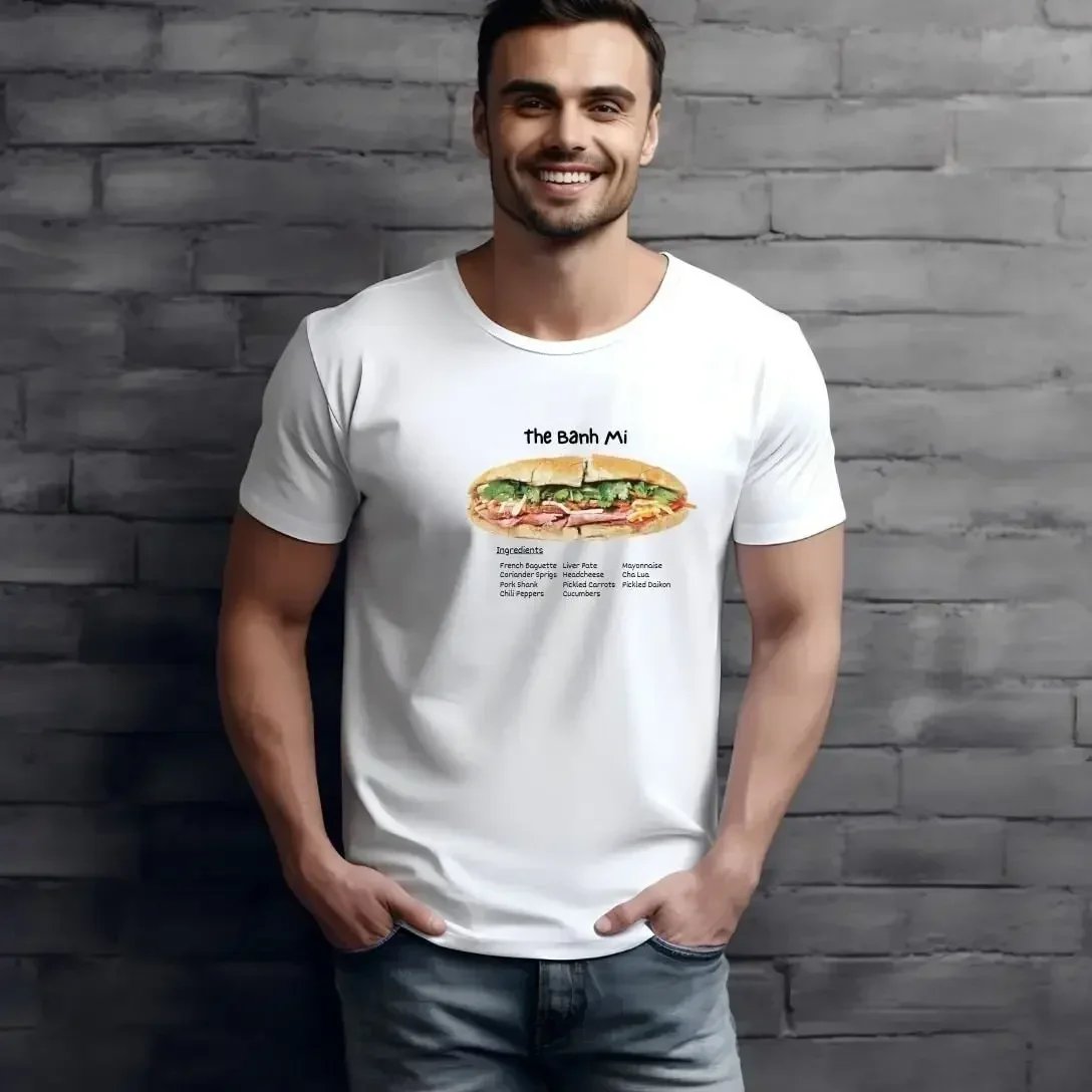 Фото Вьетнамская футболка Banh Mi в подарок для нее и для него №1