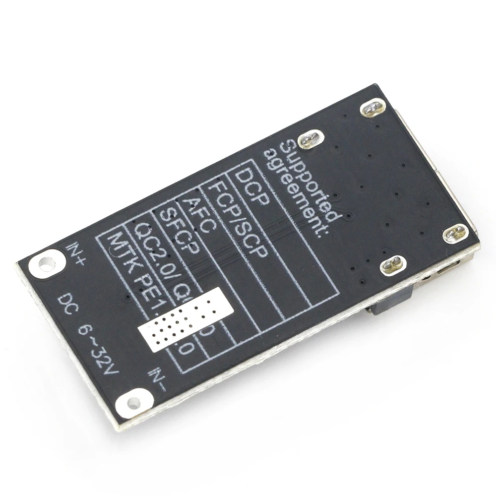USB-конвертер QC3.0 QC2.0 понижающий модуль зарядки 6-32 В 9 12 24 для быстрой печатная плата